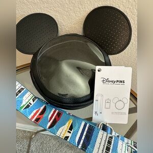Disney pin bag and crossbody/belt strap - monorail design like new